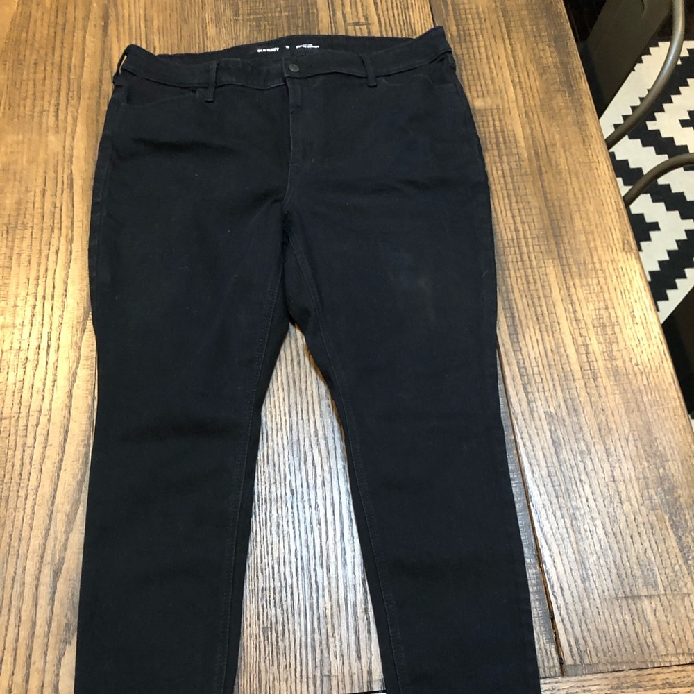 Super skinny black jeans
